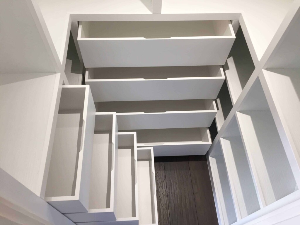 Compact walk in wardrobe walk in wardrobe draws open