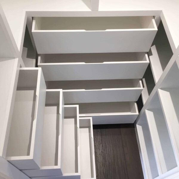 Compact walk in wardrobe walk in wardrobe draws open