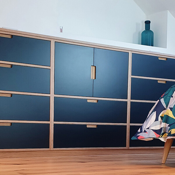 birch plywood bedroom storage