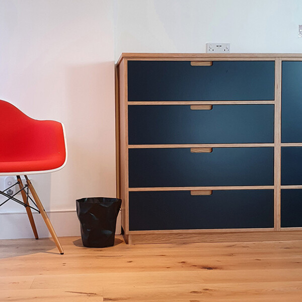 birch plywood chest of draws