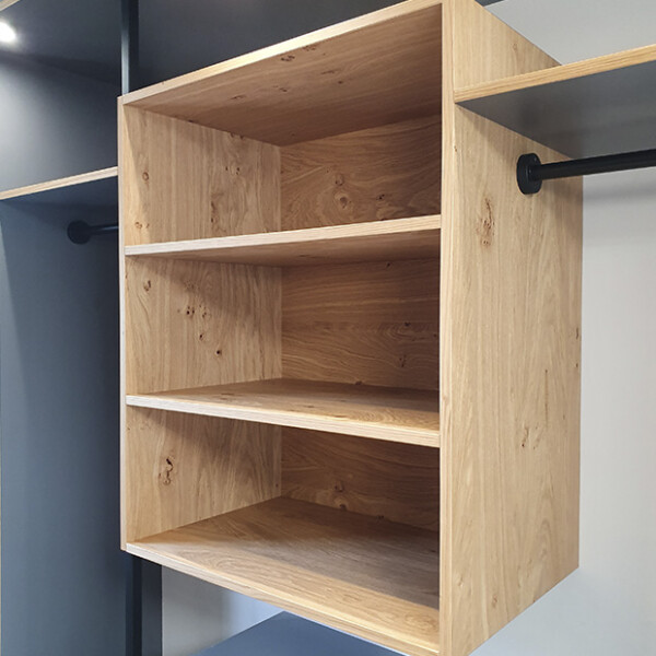 floating plywood box storage
