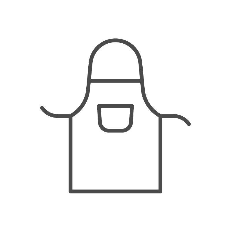 Project pages MW Creative Carpentry apron icon white