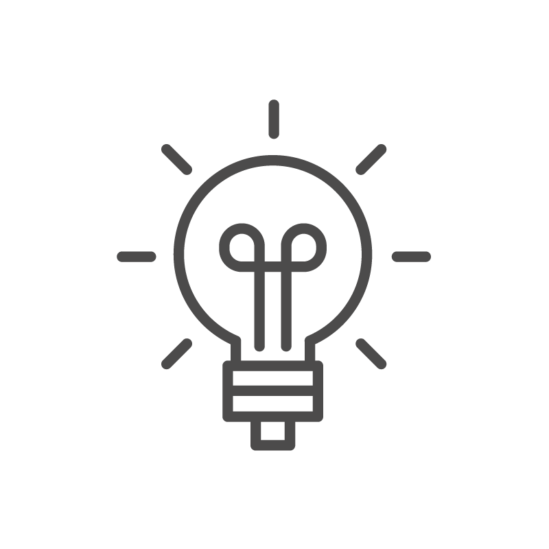 Project pages MW Creative Carpentry lightbulb icon white